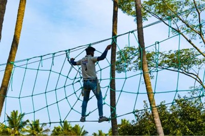 Team Outing with Spider Net Adventure Activity Resort in Bangalore